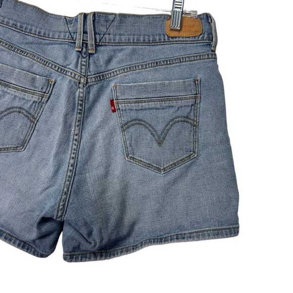 Levi's San Francisco high rise  Denim Shorts Red Tab Size 8 - Picture 10 of 16